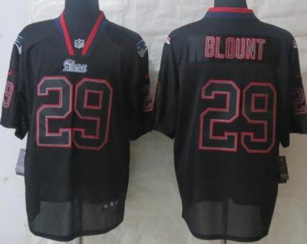 Nike New England Patriots 29 LeGarrette Blount Lights Out Black Elite NFL Jerseys Cheap