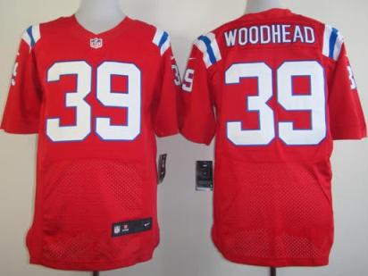 Nike New England Patriots 39 Danny Woodhead Red Elite NFL Jerseys Cheap