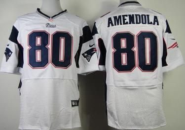 Nike New England Patriots 80 Danny Amendola Elite White NFL Jerseys Cheap