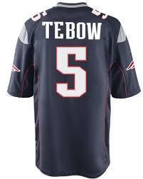 Nike New England Patriots 5 Tim Tebow Blue Game NFL Jerseys Cheap