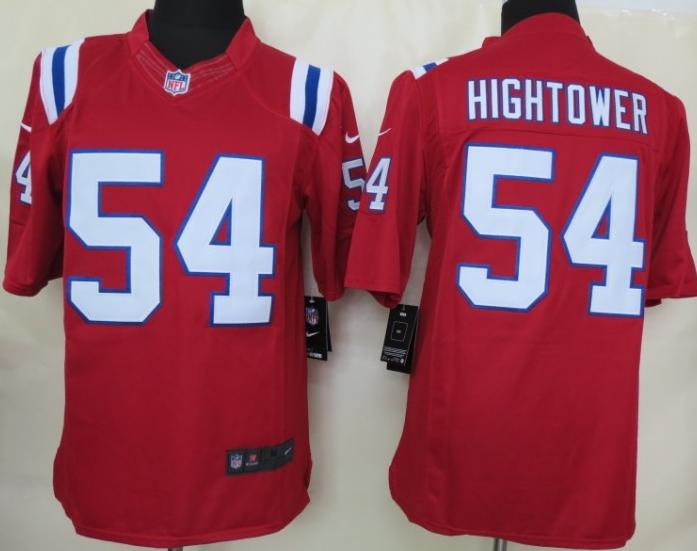Nike New England Patriots 54 Dont'a Hightower Red Limited NFL Jerseys Cheap