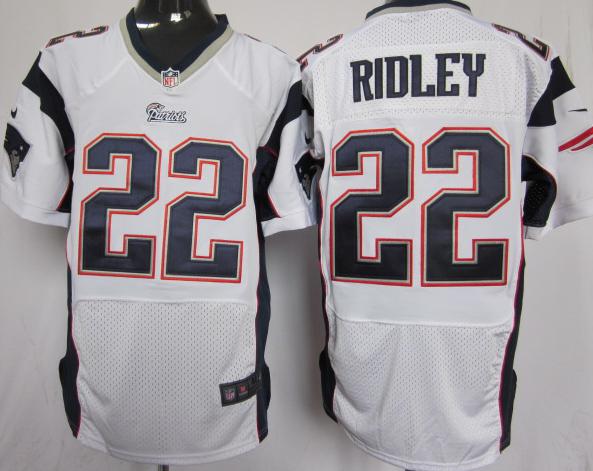 Nike New England Patriots 22 Stevan Ridley White Elite Nike NFL Jerseys Cheap