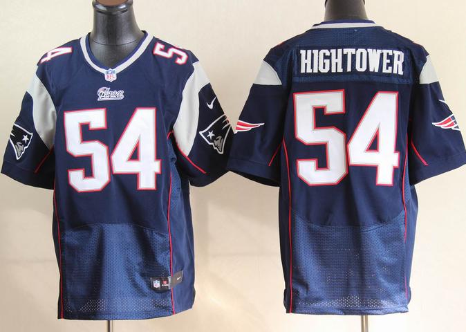 Nike New England Patriots 54 Dont'a Hightower Blue Elite NFL Jerseys Cheap