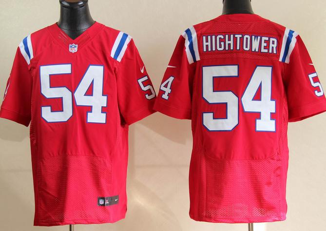 Nike New England Patriots 54 Dont'a Hightower Red Elite NFL Jerseys Cheap
