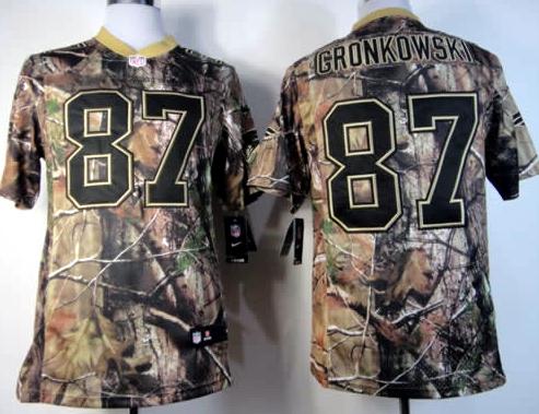 Nike New England Patriots 87 Rob Gronkowski Camo Realtree NFL Jersey Cheap