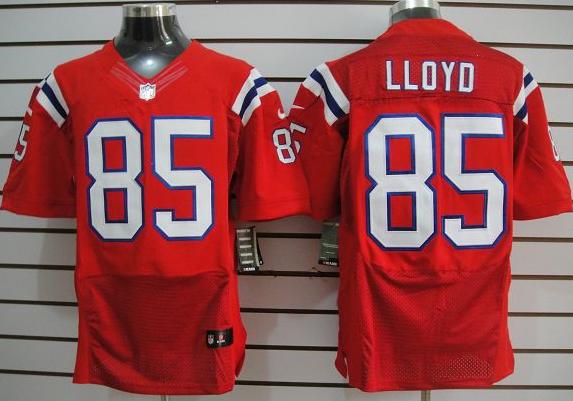 Nike New England Patriots #85 Lloyd Red Elite Nike NFL Jerseys Cheap