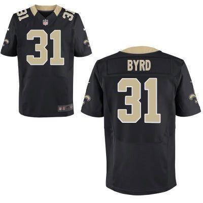 Nike New Orleans Saints 31 Jairus Byrd Elite Black NFL Jersey Cheap