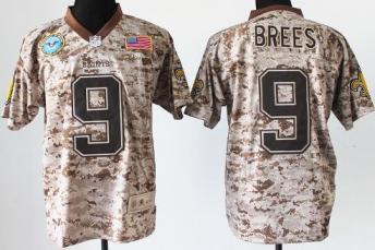 Nike New Orleans Saints 9 Drew Brees Salute to Service Digital Camo Elite NFL Jersey Cheap