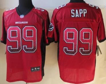 Nike Tampa Bay Buccaneers 99 Warren Sapp Red Drift Fashion Elite NFL Jerseys Cheap