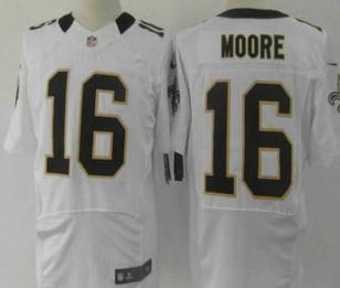 Nike New Orleans Saints 16 Lance Moore White Elite NFL Jersey Cheap