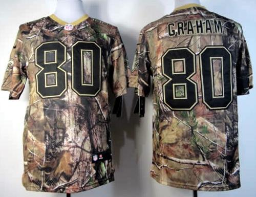 Nike New Orleans Saints #80 Jimmy Graham Camo Realtree NFL Jersey Cheap