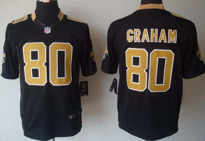 Nike New Orleans Saints #80 Jimmy Graham Black Game LIMITED NFL Jerseys Cheap
