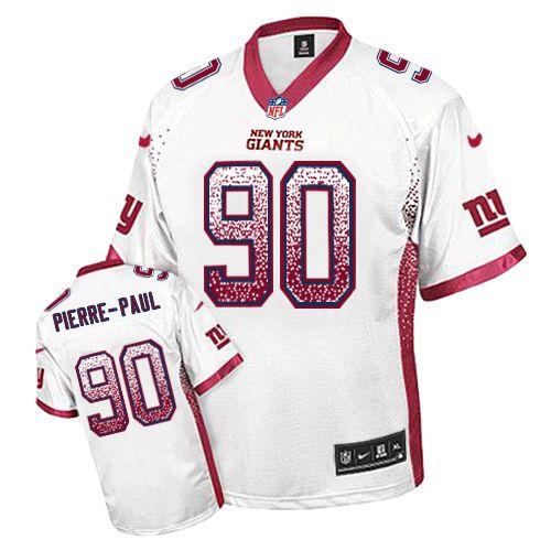 Nike New York Giants 90 Jason Pierre-Paul White Drift Fashion Elite NFL Jerseys Cheap