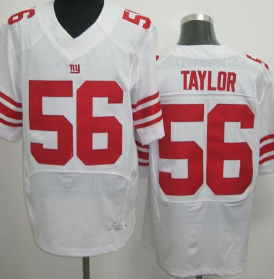 Nike New York Giants 56 Lawrence Taylor White Elite NFL Jerseys Cheap