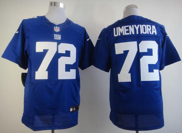 Nike New York Giants #72 Osi Umenyiora Blue Elite NFL Jerseys Cheap
