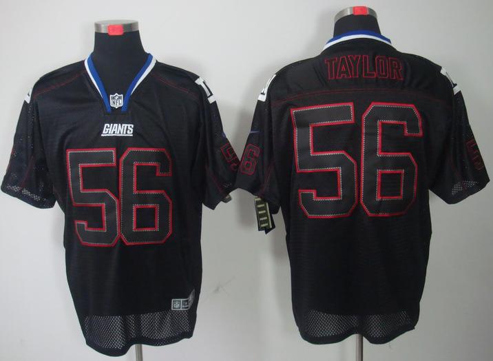 Nike New York Giants 56 Lawrence Taylor Lights Out Black NFL Jerseys Cheap