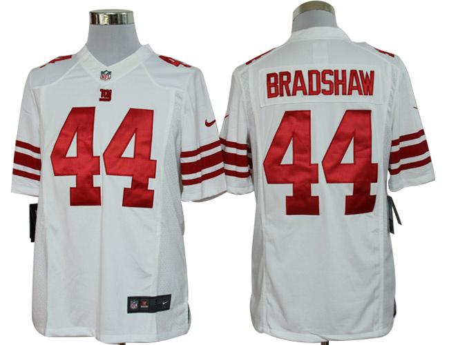 Nike New York Giants 44# Ahmad Bradshaw White Game LIMITED Nike NFL Jerseys Cheap