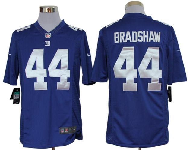Nike New York Giants 44# Ahmad Bradshaw Blue Game LIMITED NFL Jerseys Cheap