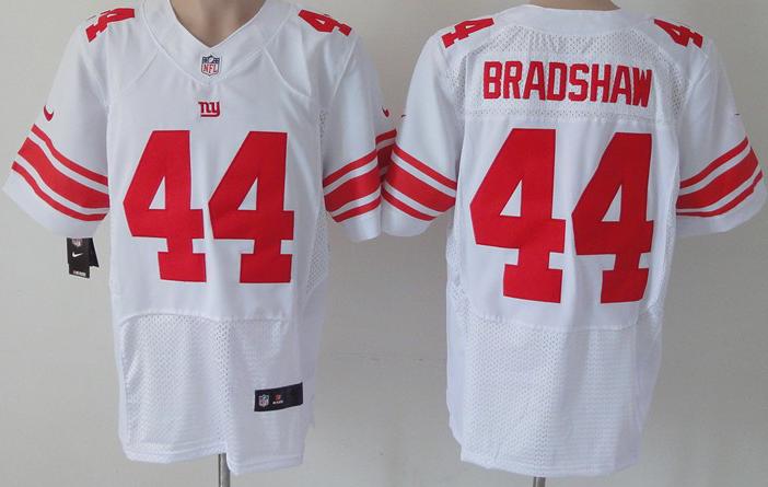 Nike New York Giants 44# Ahmad Bradshaw White Elite Nike NFL Jerseys Cheap