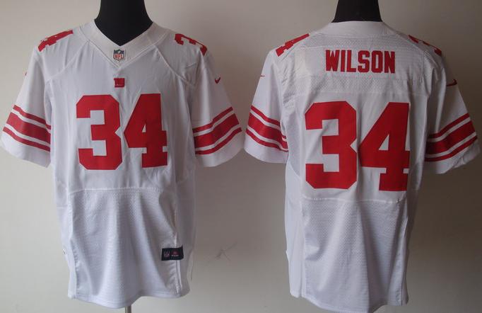 Nike New York Giants #34 David Wilson White Elite Nike NFL Jerseys Cheap