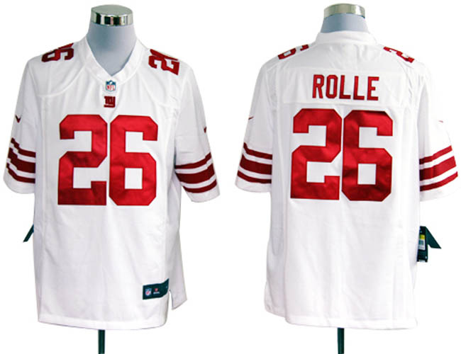 Nike New York Giants 26# Antrel Rolle White Nike NFL Jerseys Cheap