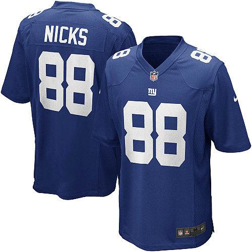 Nike New York Giants Hakeem Nicks Blue Nike NFL Jerseys Cheap