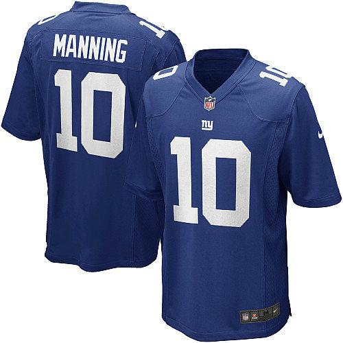 Nike New York Giants Eli Manning Blue Nike NFL Jerseys Cheap