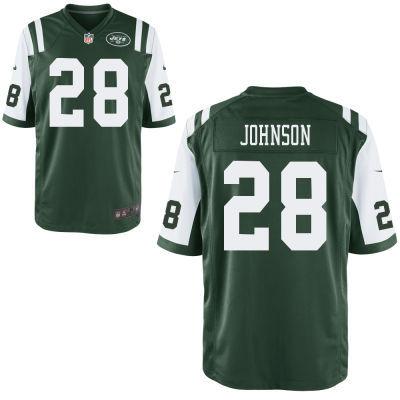 Nike New York Jets 28 Chris Johnson Green Elite NFL Jersey Cheap