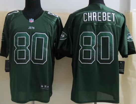 Nike New York Jets #80 Wayne Chrebet Elite Green Drift Fashion Elite NFL Jerseys Cheap