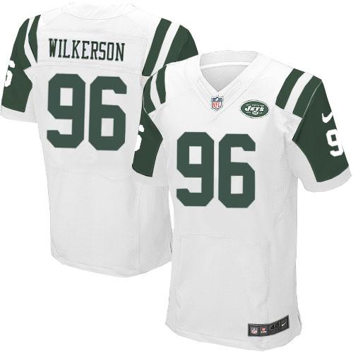 Nike New York Jets 96 Muhammad Wilkerson Elite White NFL Jersey Cheap