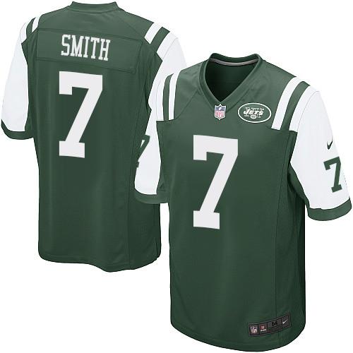 Nike New York Jets 7 Geno Smith Green Game NFL Jerseys Cheap