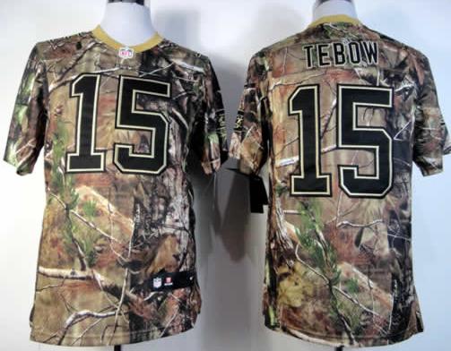 Nike New York Jets 15 Tim Tebow Camo Realtree Nike NFL Jersey Cheap