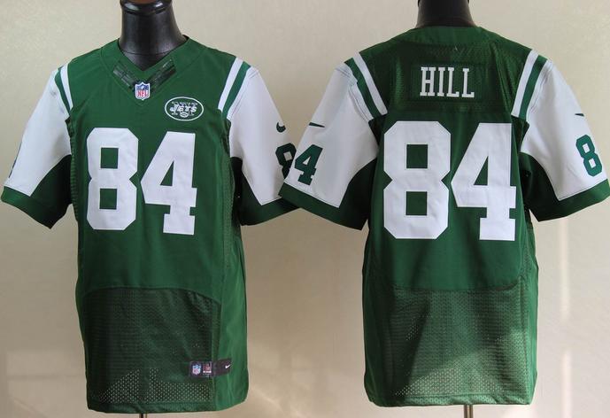 Nike New York Jets #84 Stephen Hill Green Elite NFL Jerseys Cheap