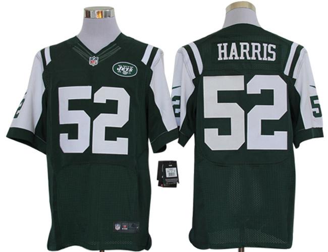Nike New York Jets 52 David Harris Green Elite NFL Jerseys Cheap