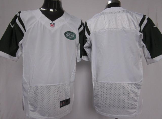 Nike New York Jets Blank White Elite Nike NFL Jerseys Cheap