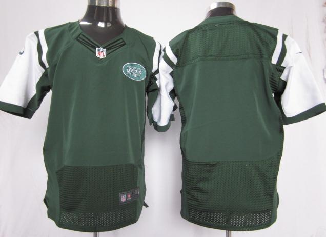 Nike New York Jets Blank Green Elite Nike NFL Jerseys Cheap