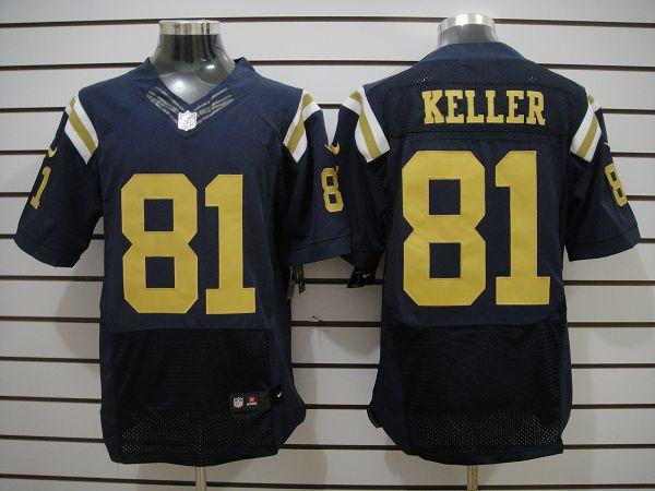Nike New York Jets #81 Keller Dark Blue Elite Nike NFL Jerseys Cheap