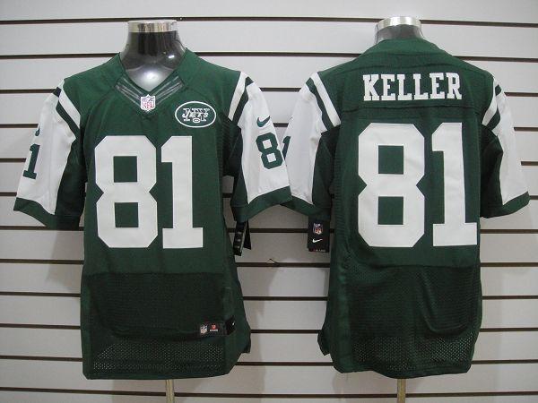 Nike New York Jets 81# Dustin Keller Green Elite Nike NFL Jerseys Cheap