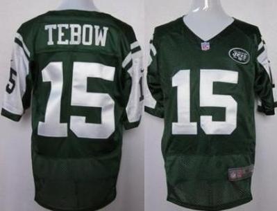 Nike New York Jets #15 Tebow Green Nike NFL Jerseys Cheap