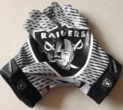 Nike Oakland Raiders NFL Gloves Cheap