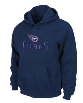 Tennessee Titans Authentic Logo Pullover Hoodie Dark Blue Cheap