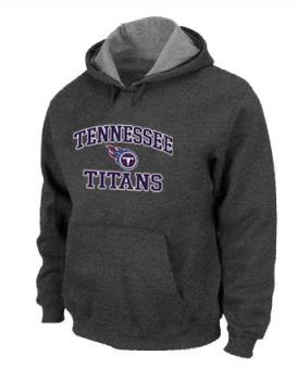 Tennessee Titans Heart & Soul Pullover Hoodie Dark Grey Cheap