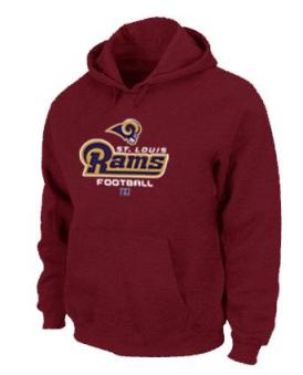 St.Louis Rams Critical Victory Pullover Hoodie RED Cheap