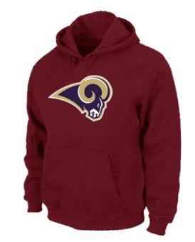 St.Louis Rams Logo Pullover Hoodie RED Cheap