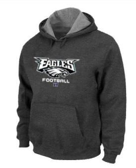 Philadelphia Eagles Critical Victory Pullover Hoodie Dark Grey Cheap