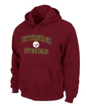 Pittsburgh Steelers Heart & Soul Pullover Hoodie RED Cheap