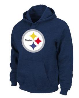 Pittsburgh Steelers Logo Pullover Hoodie Dark Blue Cheap
