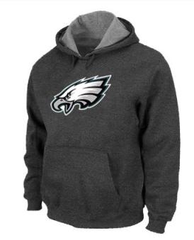 Philadelphia Eagles Logo Pullover Hoodie Dark Grey Cheap