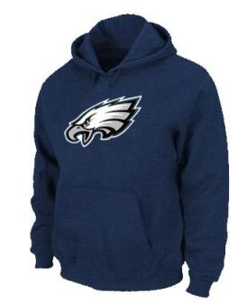 Philadelphia Eagles Logo Pullover Hoodie Dark Blue Cheap