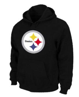 Pittsburgh Steelers Logo Pullover Hoodie black Cheap